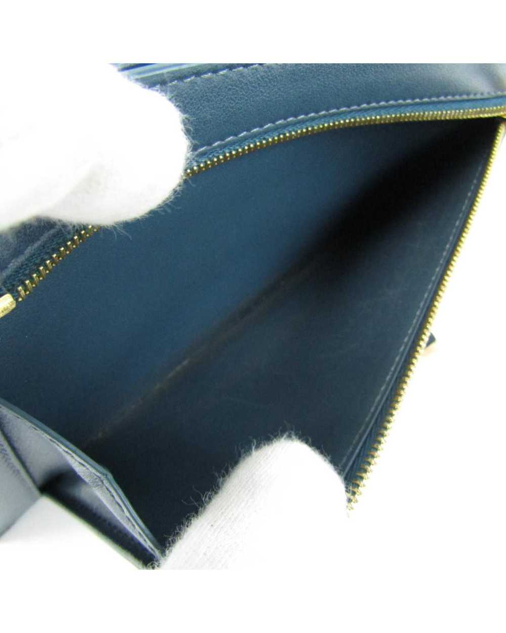 Celine Navy Leather Wallet - Practical and Elegant - image 4