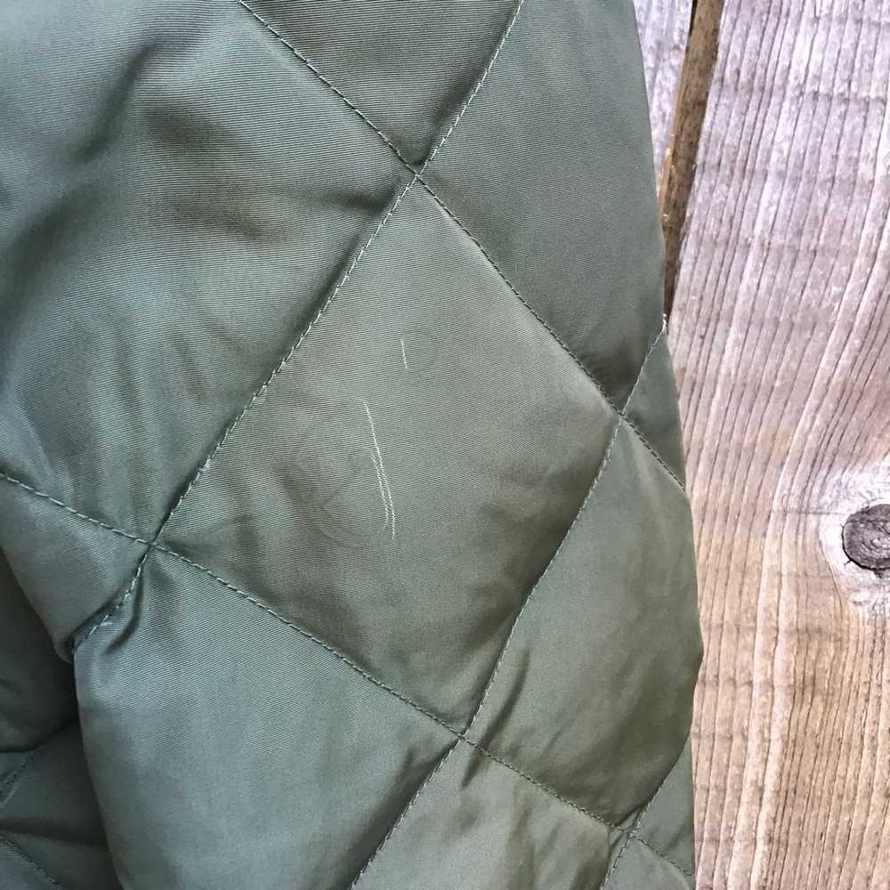 Alo yoga olive full zip quilted down fill puff bo… - image 4