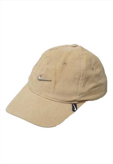 Vintage Nike Golf Tiger Woods Beige Baseball Cap … - image 1