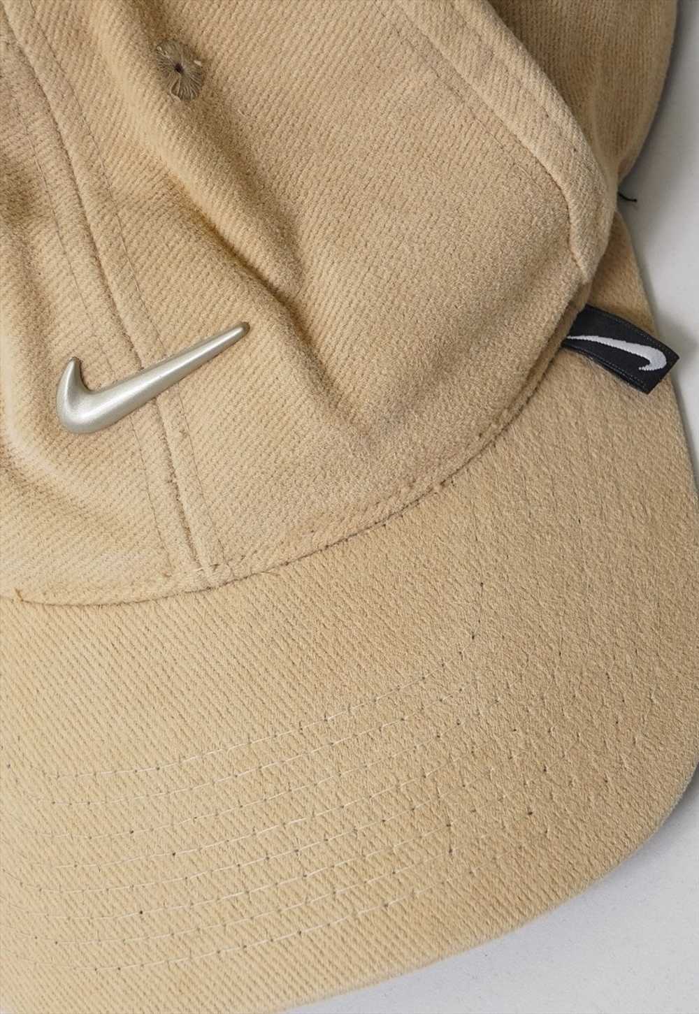 Vintage Nike Golf Tiger Woods Beige Baseball Cap … - image 5