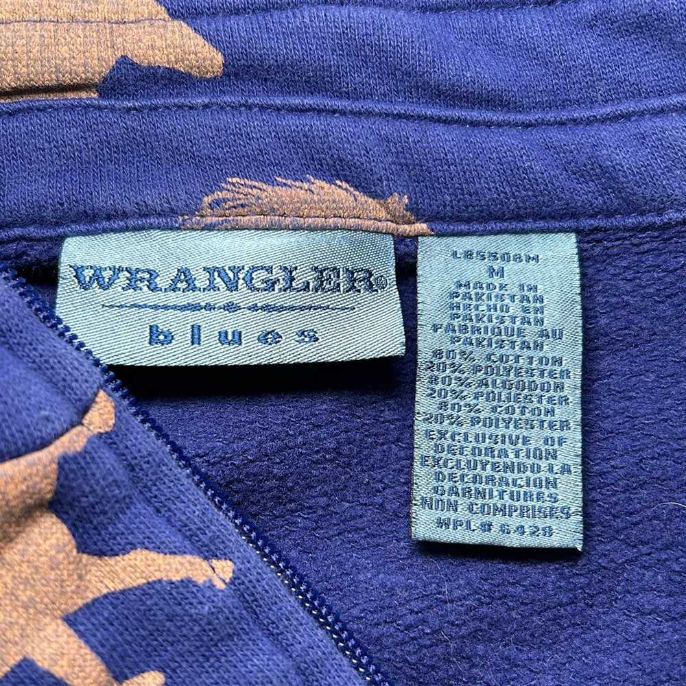Vintage 90s Wrangler Blues Horse Print Vest Women… - image 6