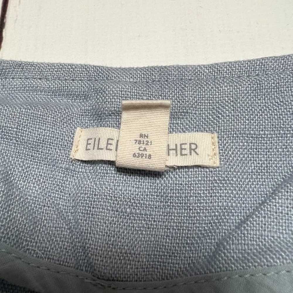 Eileen fisher 100% Organic Linen Open Jacket Wome… - image 4
