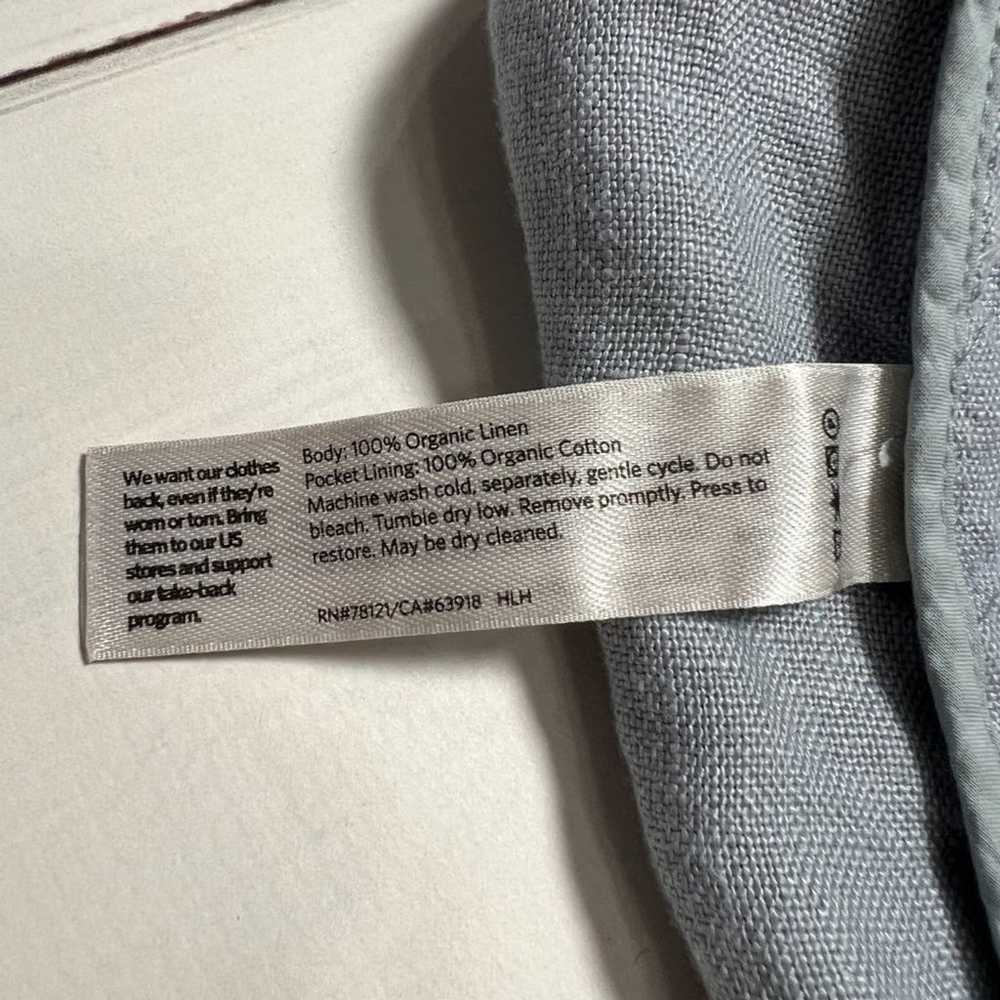 Eileen fisher 100% Organic Linen Open Jacket Wome… - image 5