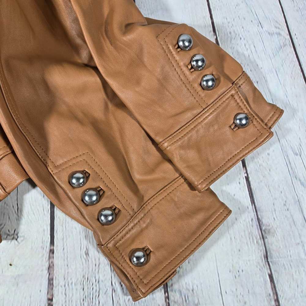 Brandon Thomas Genuine Leather Jacket Coat Carame… - image 6
