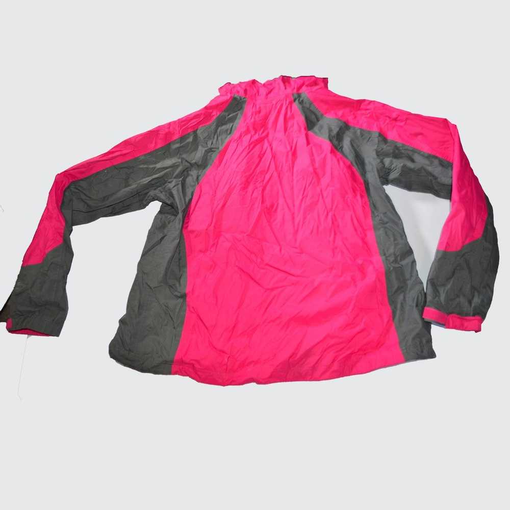 Columbia Hooded rain jacket Size XL in Pink and G… - image 10