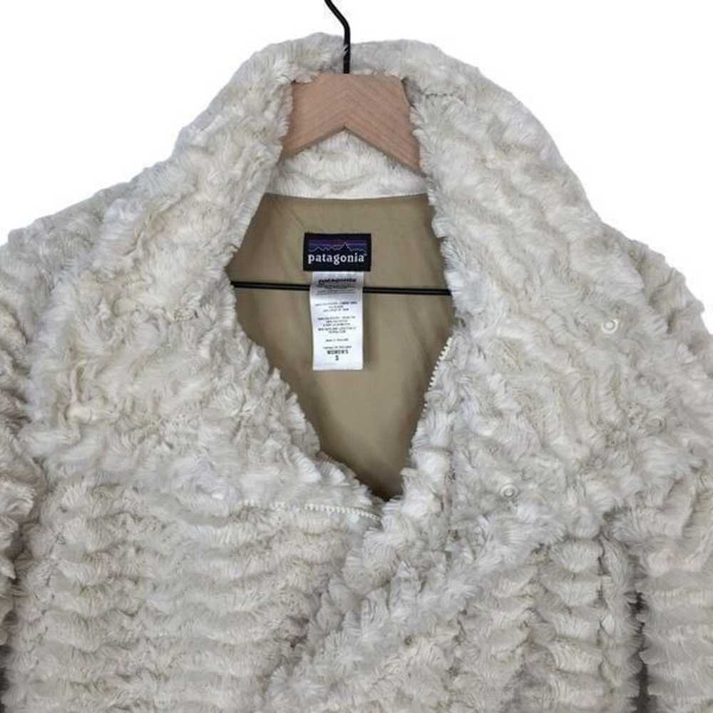 Patagonia Pelage Faux Fur Jacket Womens Small Cre… - image 6