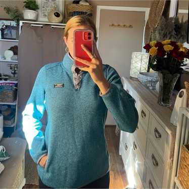 L.L.Bean Sweater Fleece Pullover evening blue