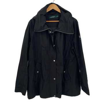 Lauren Ralph Lauren black rain coat womens XL - image 1
