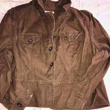 Merona Linen-Blend Blazer-Jacket - image 1