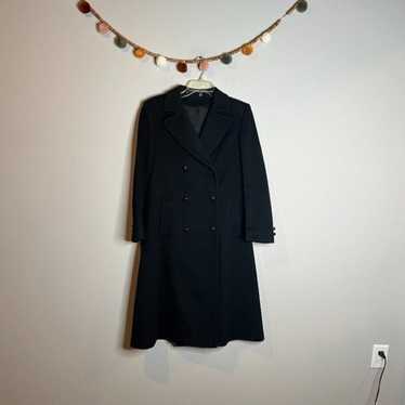 Vintage Union Made black wool duster coat - image 1