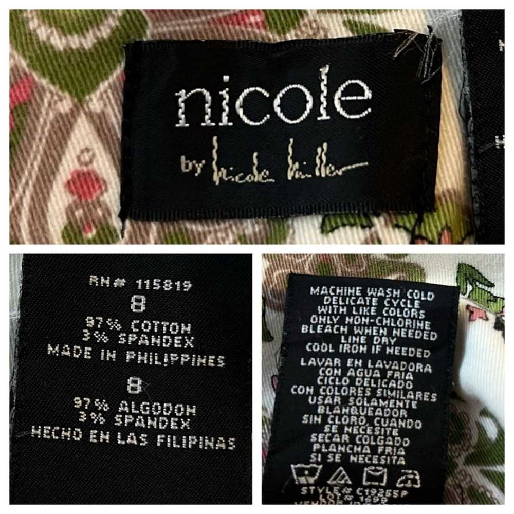 Nicole Miller Women’s Dressy Jacket Zip Front Col… - image 11