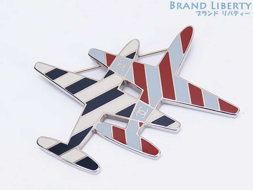 Chanel Airline Coco Mark Airplane Motif Striped B… - image 1