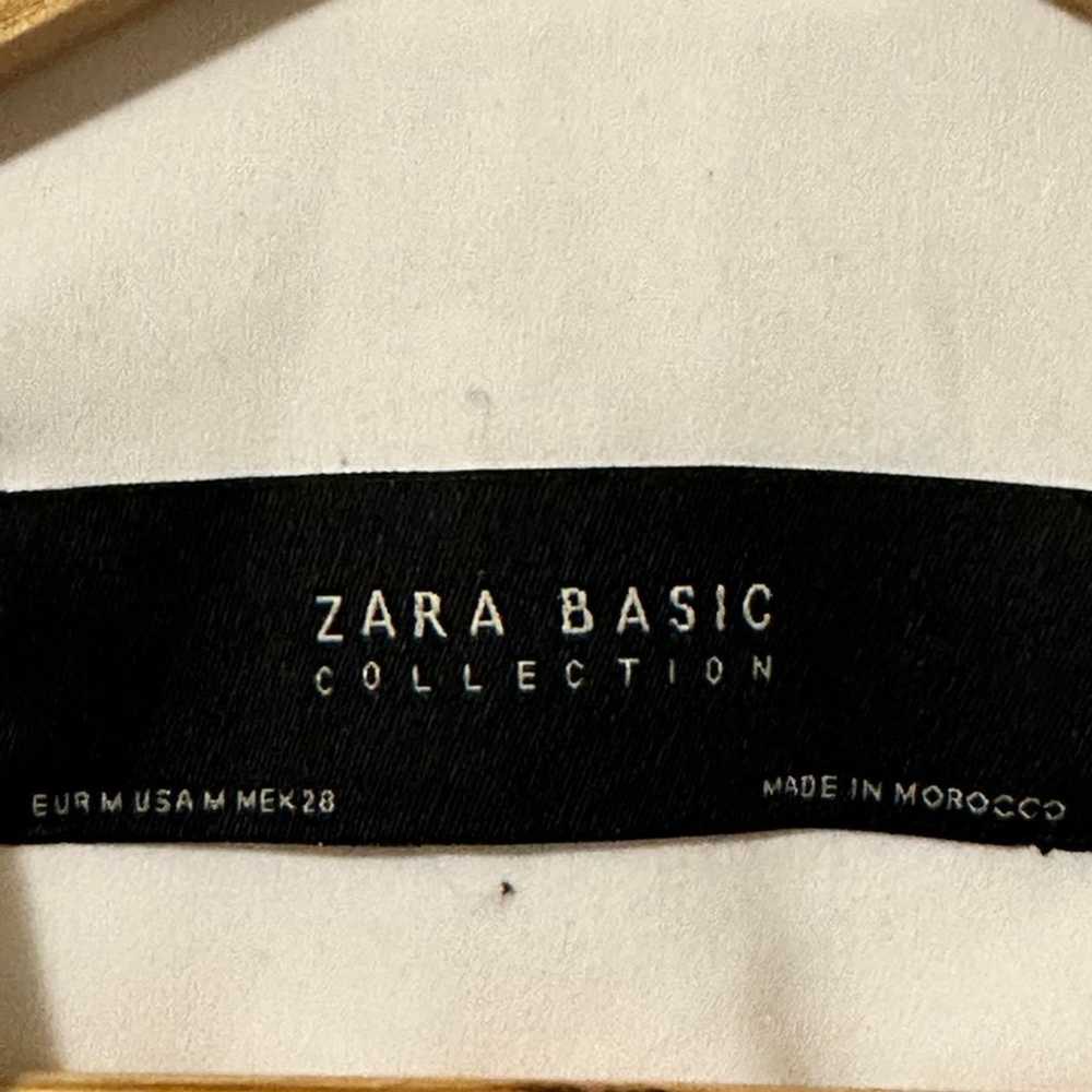 Zara Basics White Blazer Size Medium - image 3