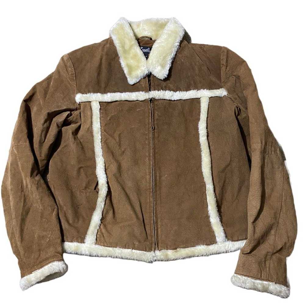 Leather shearling women’s jacket - image 1