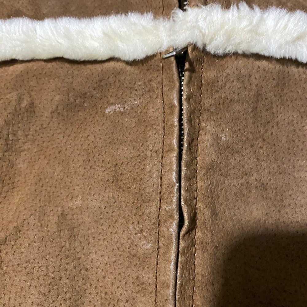 Leather shearling women’s jacket - image 6