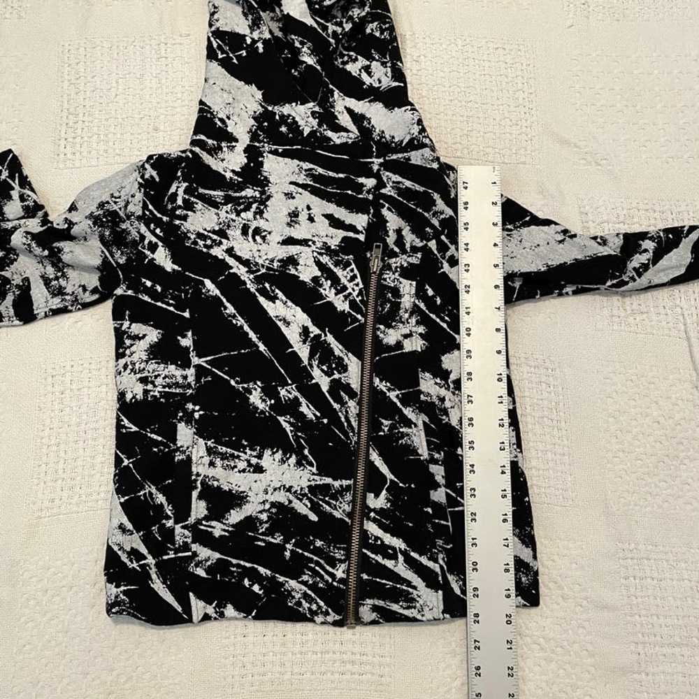 Helmut Lang Tera splatter Abstract asymmetrical z… - image 4