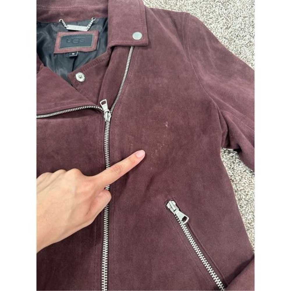 UGG Australia Stacey Moto Leather Suede Jacket Wo… - image 12