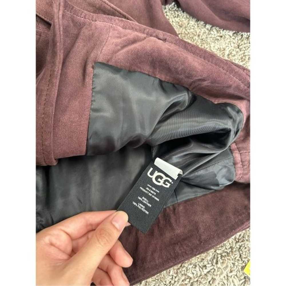 UGG Australia Stacey Moto Leather Suede Jacket Wo… - image 6