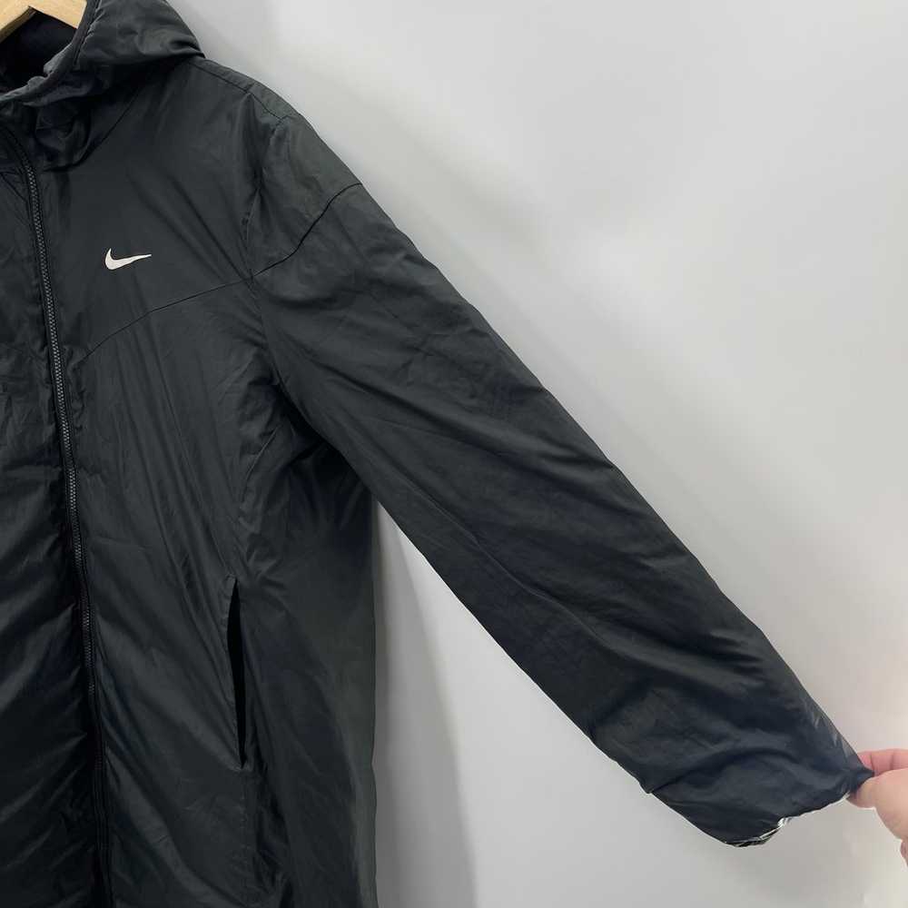 Nike Down Filled Reversible Long Puffer Coat Jack… - image 3