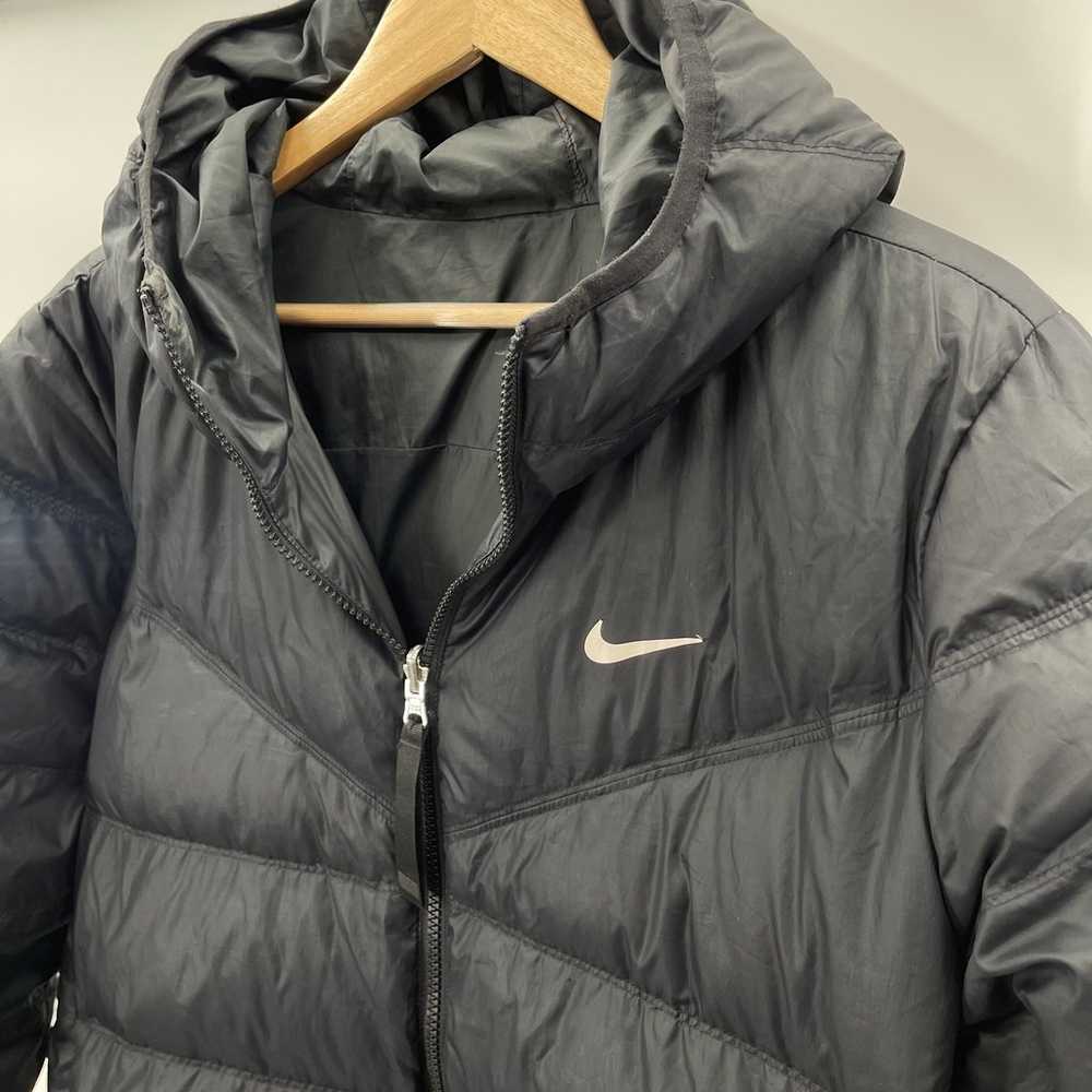 Nike Down Filled Reversible Long Puffer Coat Jack… - image 5