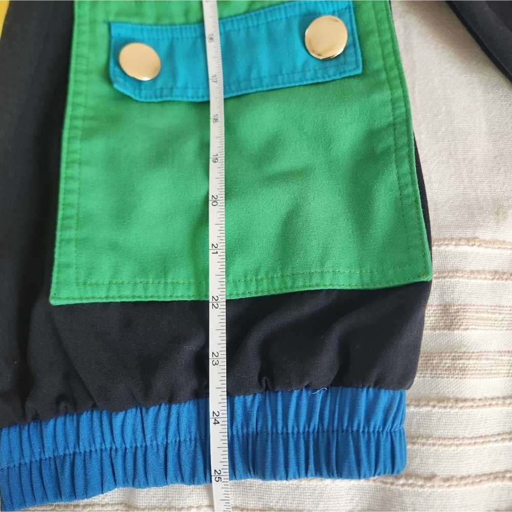 Sandra Ow- Wing Vintage Color Block Jacket for N.… - image 10