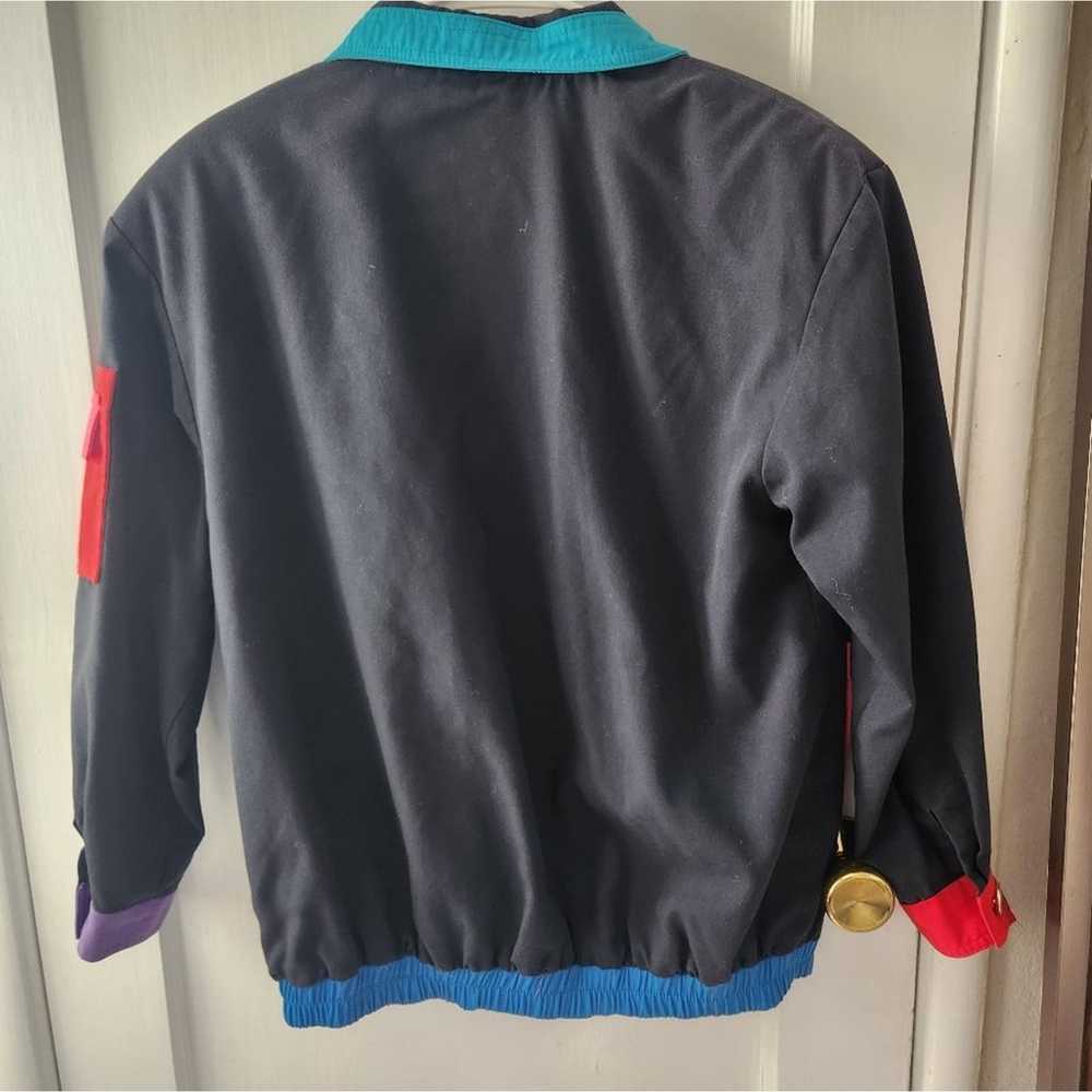Sandra Ow- Wing Vintage Color Block Jacket for N.… - image 3