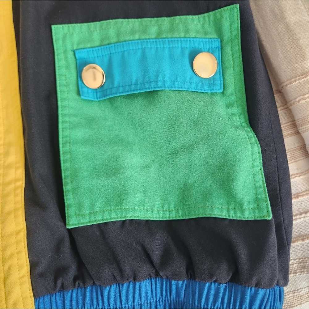 Sandra Ow- Wing Vintage Color Block Jacket for N.… - image 4