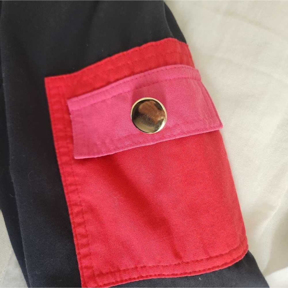 Sandra Ow- Wing Vintage Color Block Jacket for N.… - image 6