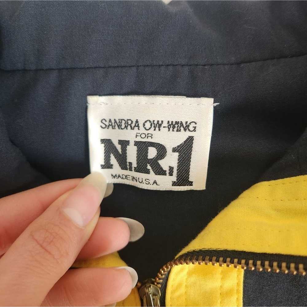 Sandra Ow- Wing Vintage Color Block Jacket for N.… - image 7