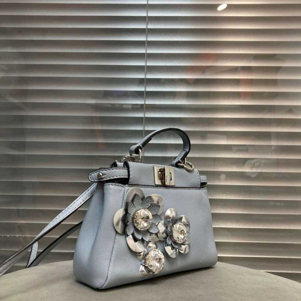 Fendi Peekaboo mini pocket leather handbag - image 2