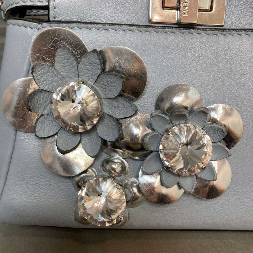 Fendi Peekaboo mini pocket leather handbag - image 6