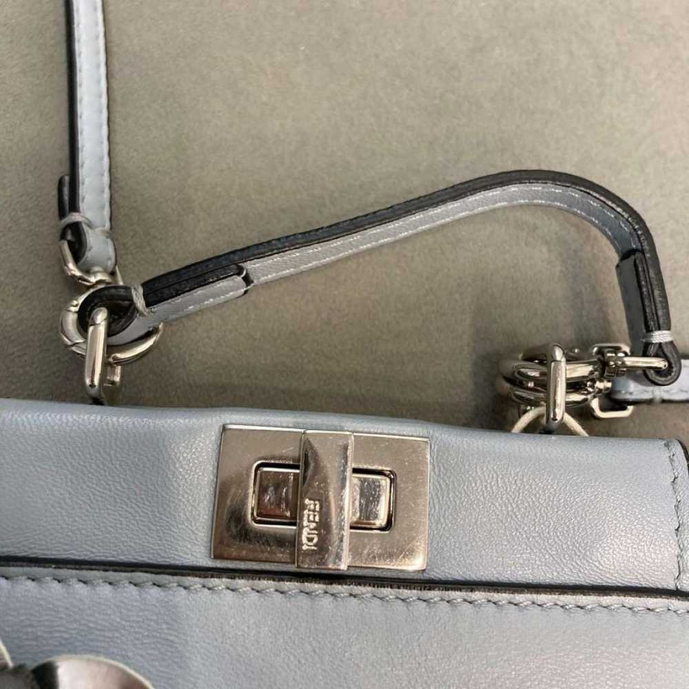 Fendi Peekaboo mini pocket leather handbag - image 7