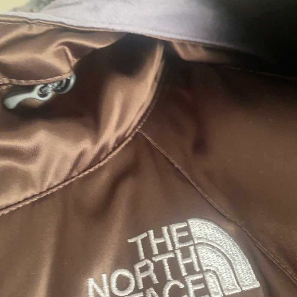 The North Face Puffer Vest brown small - image 3