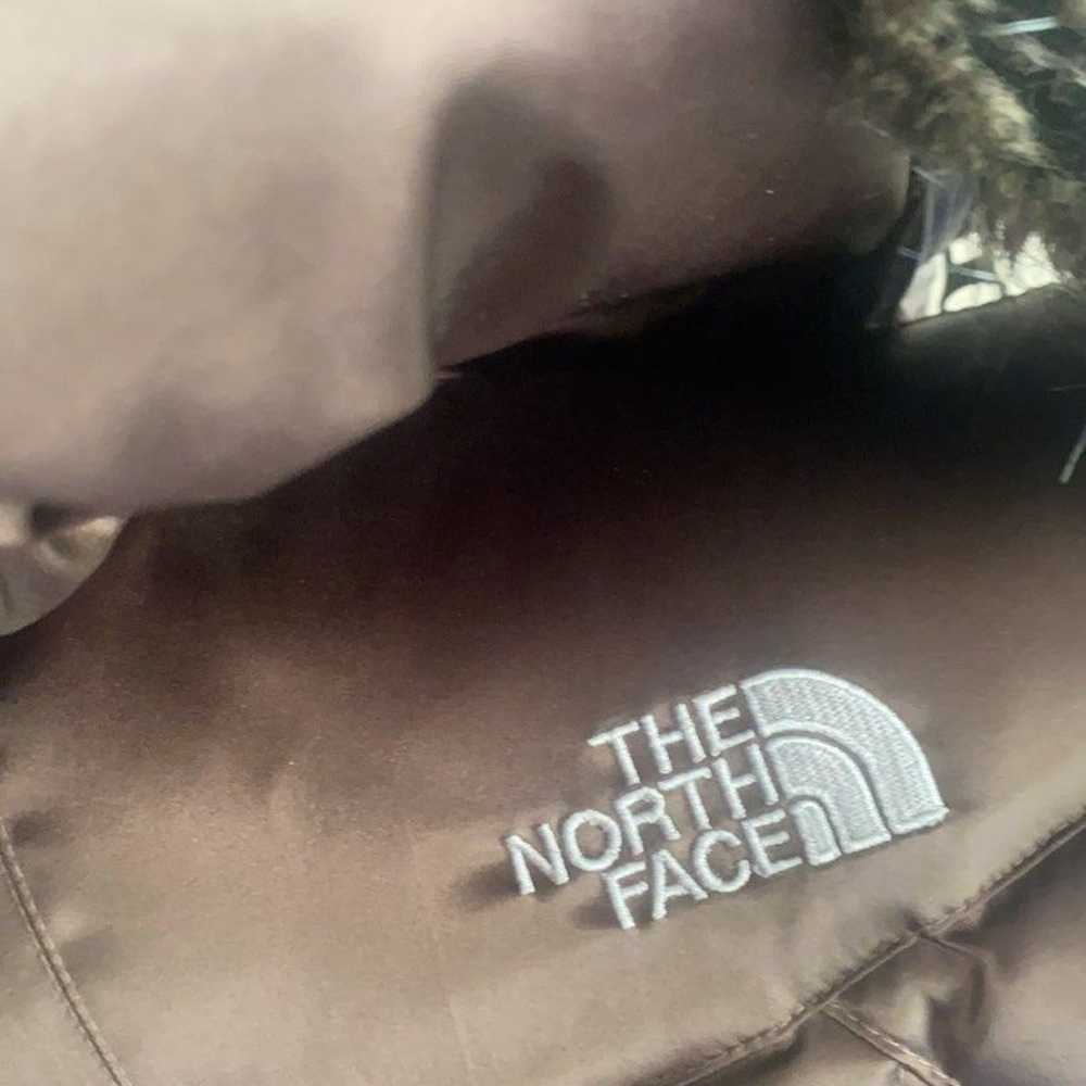 The North Face Puffer Vest brown small - image 4