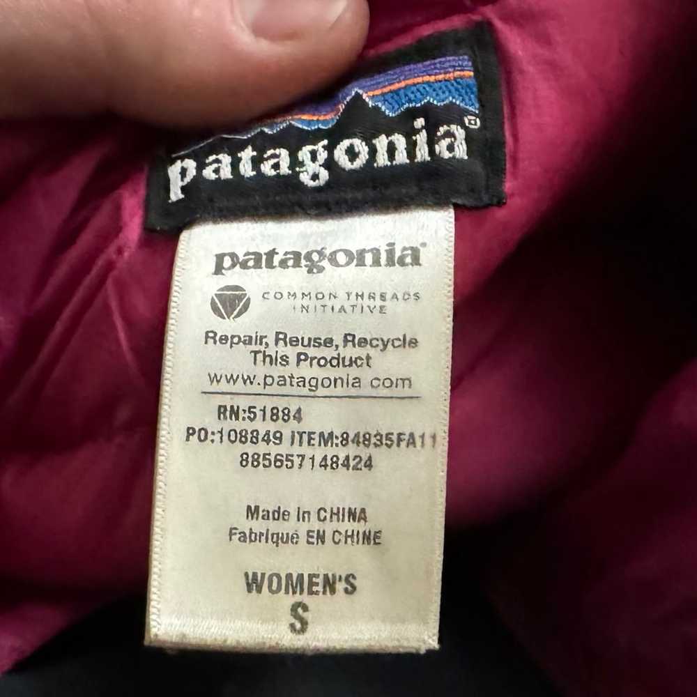 Patagonia S Women’s Magenta Pink Goose Down Hi Lo… - image 6