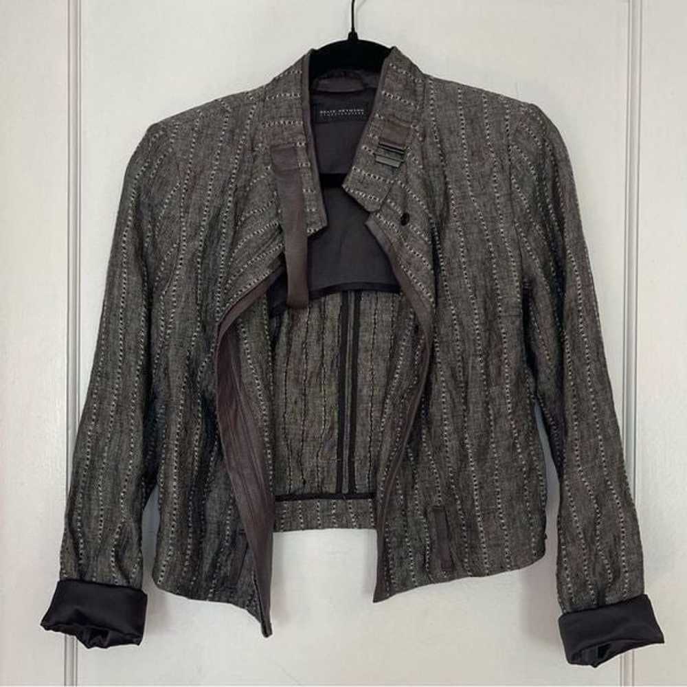 Beate Heymann Street Couture striped linen jacket… - image 2
