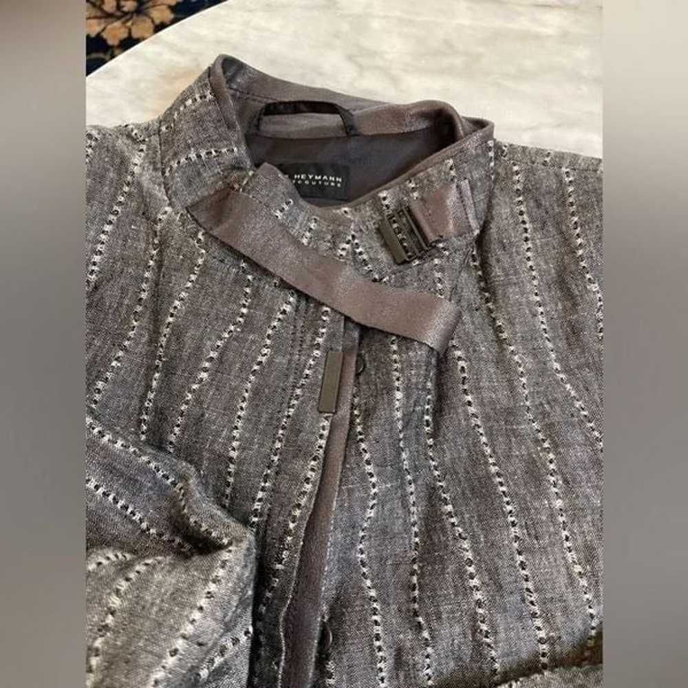 Beate Heymann Street Couture striped linen jacket… - image 5