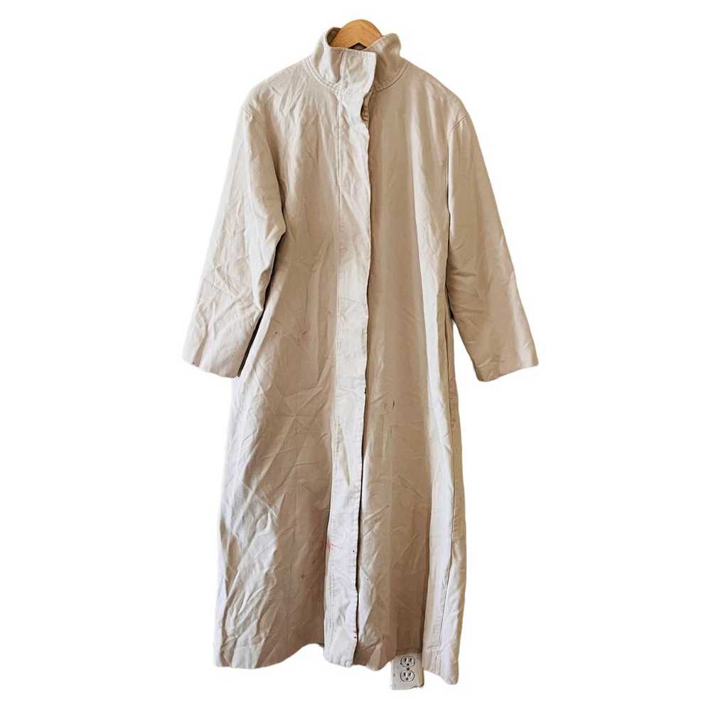 Co Collection Cream Longline Button Up Stand Coll… - image 3