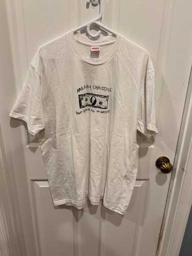 Supreme Supreme Spend It 10 Dollar Bill White Tee 