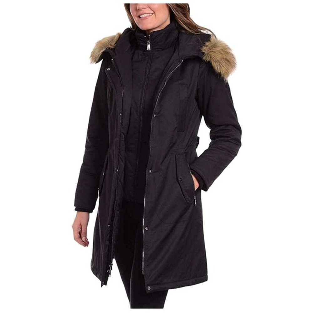1 Madison Expedition Long Black Parka with Remove… - image 2