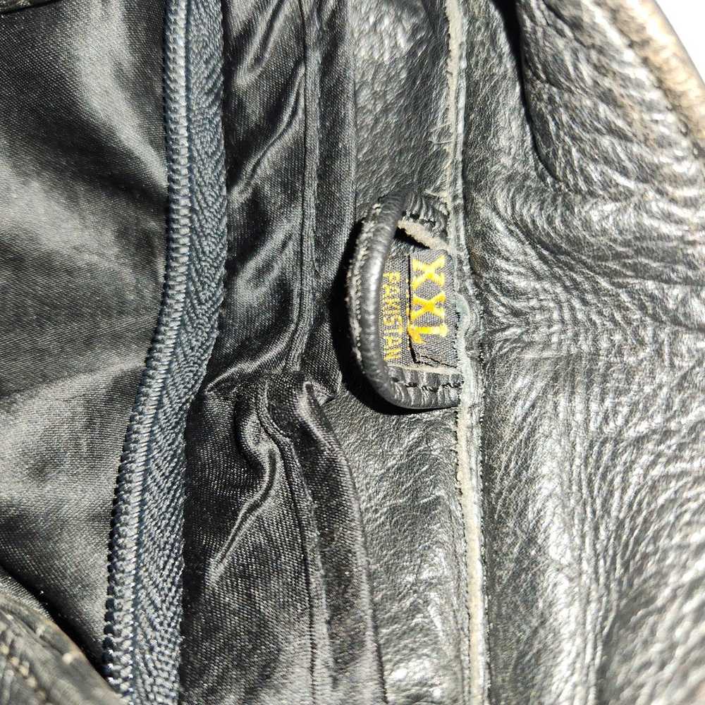 Women's Harley Davidson Leather Fringe Jacket Siz… - image 5