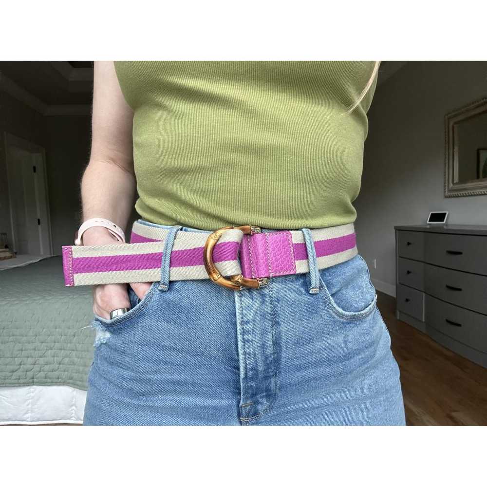 Gucci D-ring cloth belt - image 3