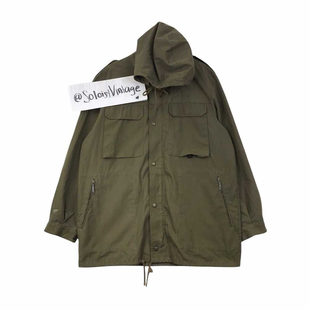 Vintage 60s MARQUARDT & SCHULZ Green Parka Army H… - image 1