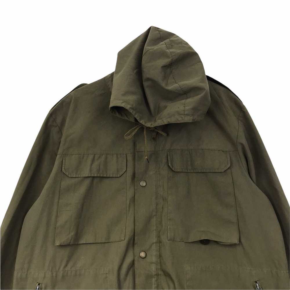 Vintage 60s MARQUARDT & SCHULZ Green Parka Army H… - image 3