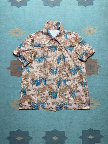 Hawaiian Shirt × Streetwear × Vintage VTG 70s caba