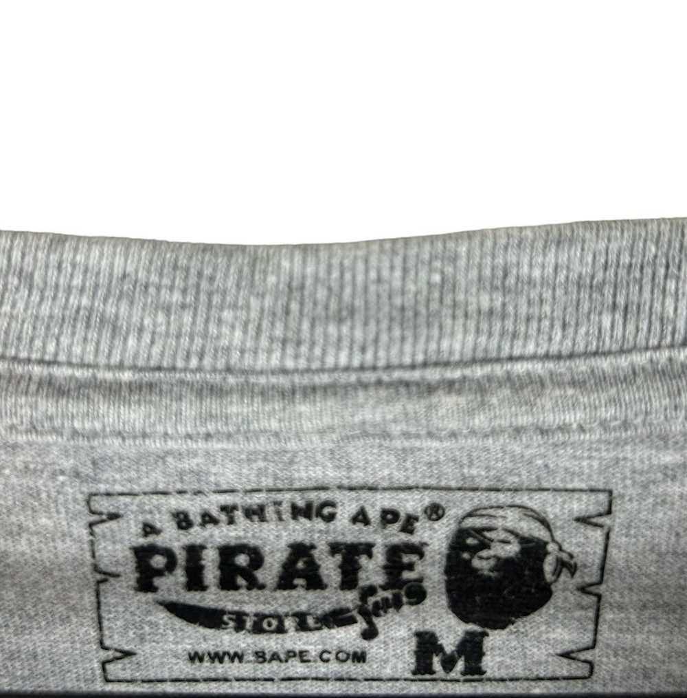 Bape 2011 Bape Pirates Logo Print L/S T-Shirt - image 7