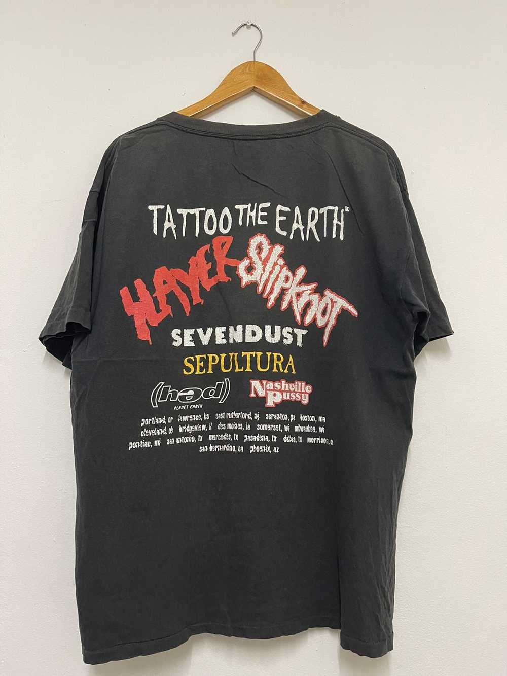 Vintage - Vintage Tattoo The Earth 2000 Slayer Sl… - image 1