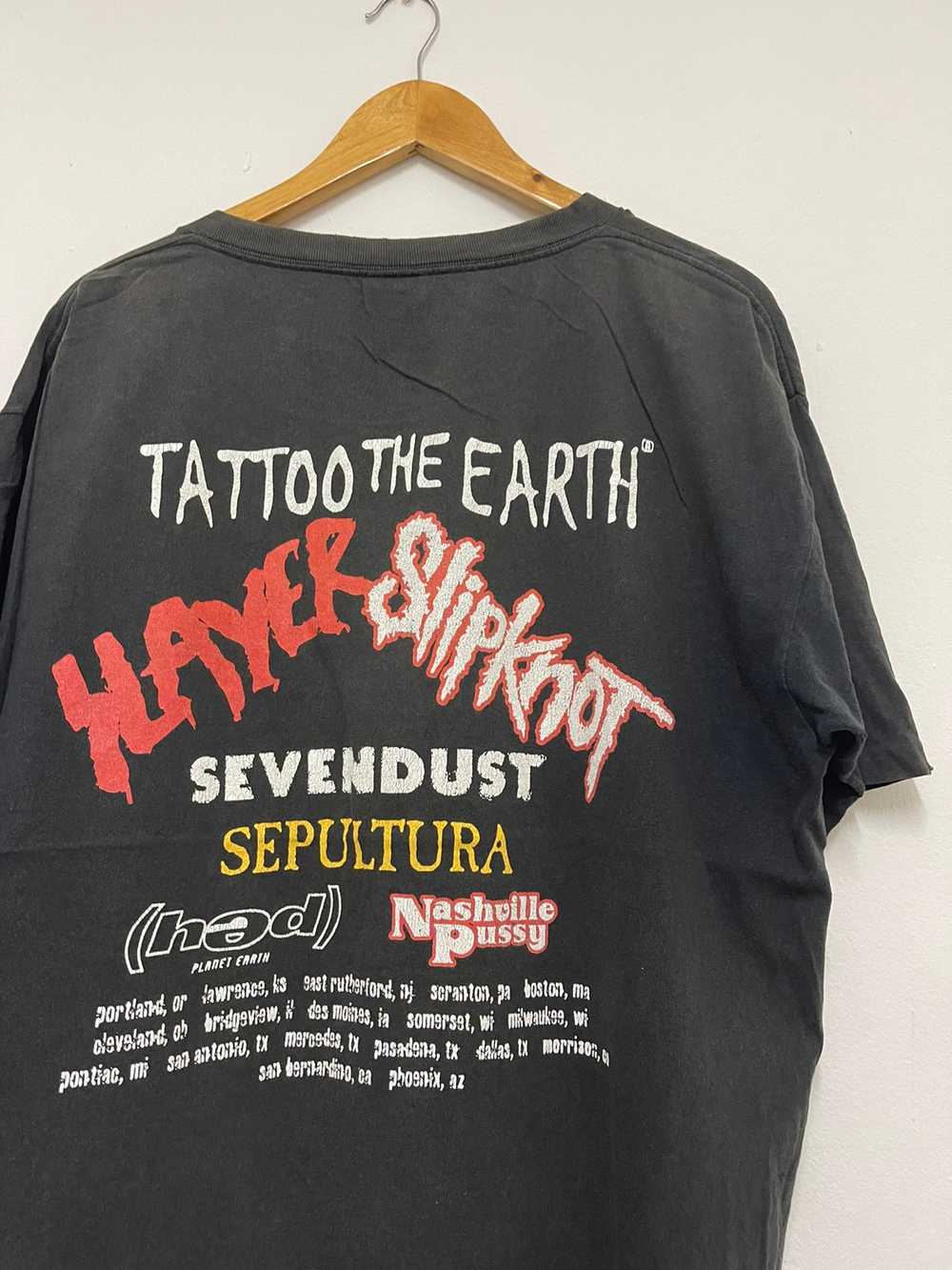 Vintage - Vintage Tattoo The Earth 2000 Slayer Sl… - image 3