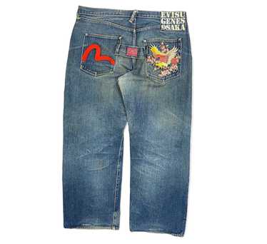 Vintage - Vintage Evisu Genes Osaka Buckleback Se… - image 1