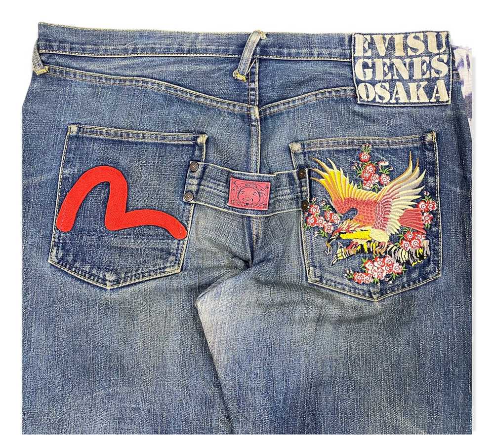 Vintage - Vintage Evisu Genes Osaka Buckleback Se… - image 6